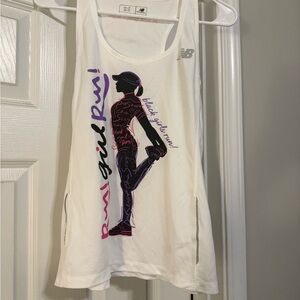 New Balance Black Girl Run Tank